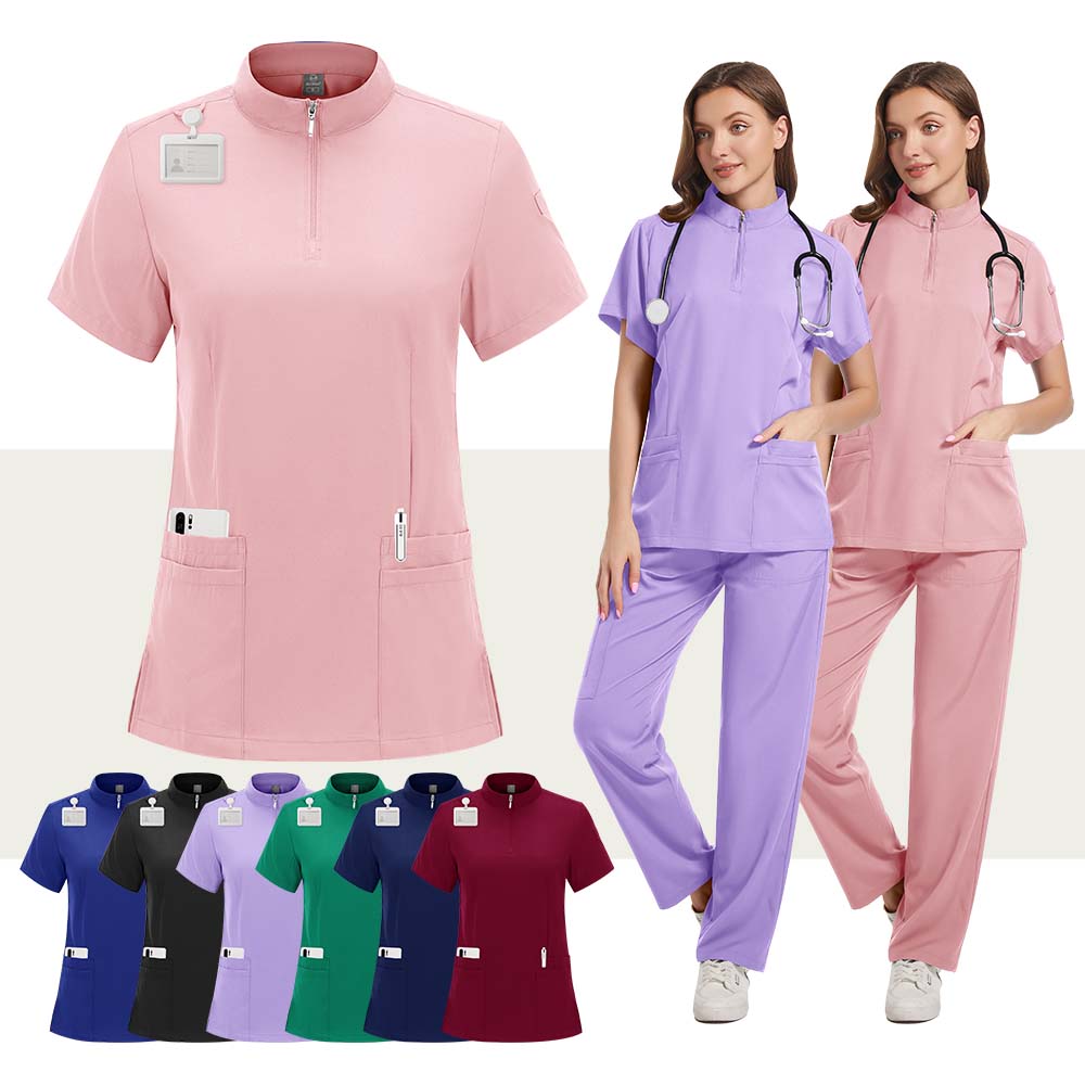 Medical Lab Uniform - ชุดสครับผู้หญิง ชุดยูนิฟอร์มทางการแพทย์ เสื้อผ่าตัด กางเกง ชุดคลินิกทันตกรรม ชุดทำงานร้านเสริมสวย