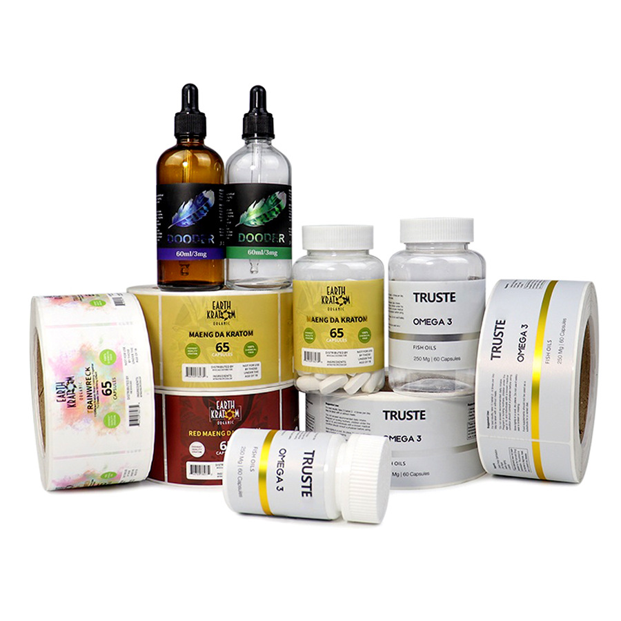 ที่กำหนดเองกระดาษเคลือบยาขวดหม - Medical Label บทวิจารณ์และราคา