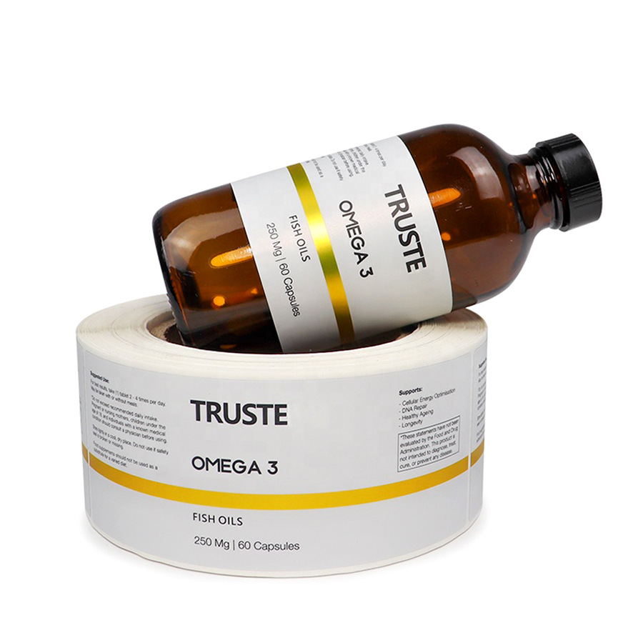 ที่กำหนดเองกระดาษเคลือบยาขวดหม - Medical Label บทวิจารณ์และราคา