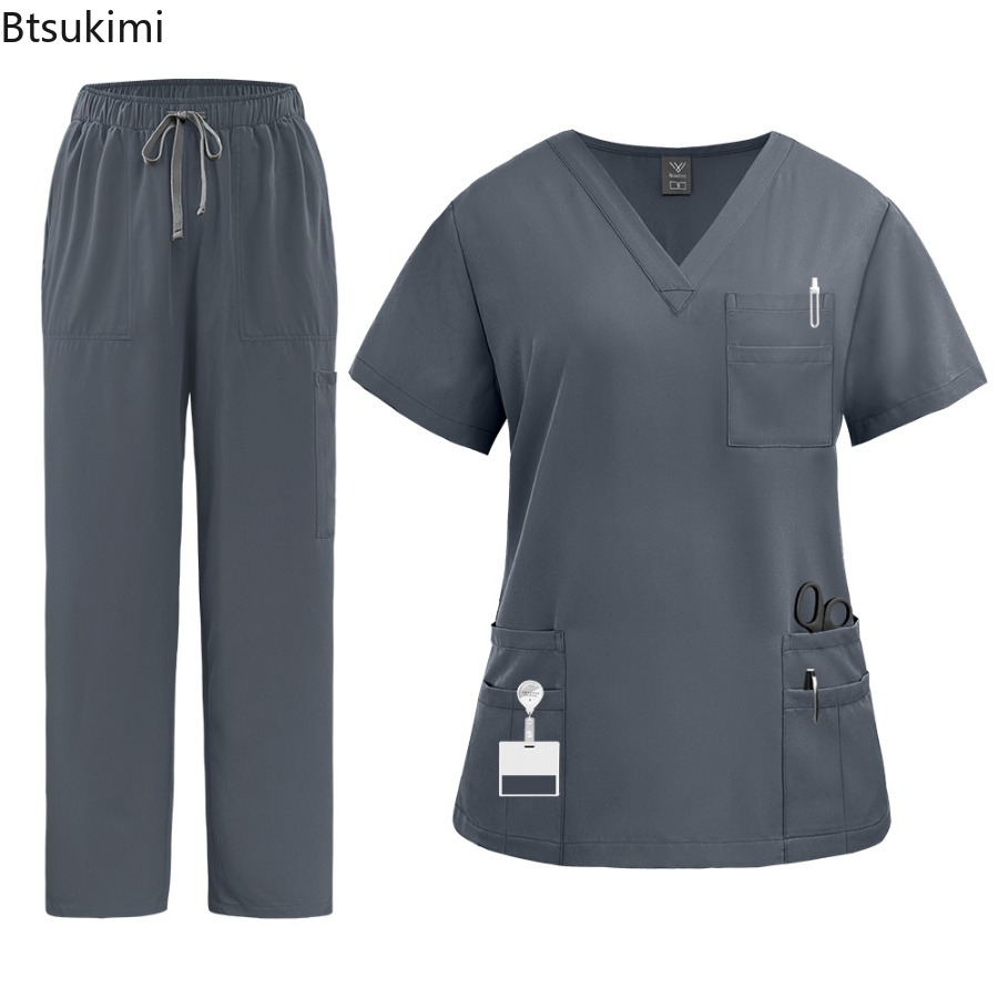 ชุดยูนิฟอร์มพยาบาลหญิง เสื้อคร - Medical Lab Uniform บทวิจารณ์และราคา