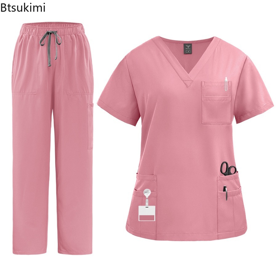 ชุดยูนิฟอร์มพยาบาลหญิง เสื้อคร - Medical Lab Uniform บทวิจารณ์และราคา