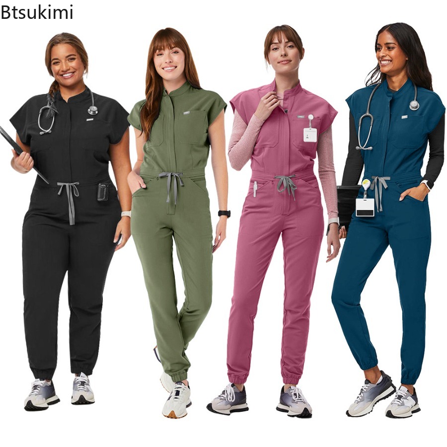 แฟชั่นชุดจั๊มสูทมีซิป ชุดแพทย์ - Medical Lab Uniform บทวิจารณ์และราคา