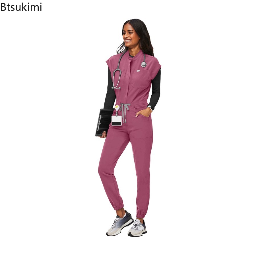 แฟชั่นชุดจั๊มสูทมีซิป ชุดแพทย์ - Medical Lab Uniform บทวิจารณ์และราคา