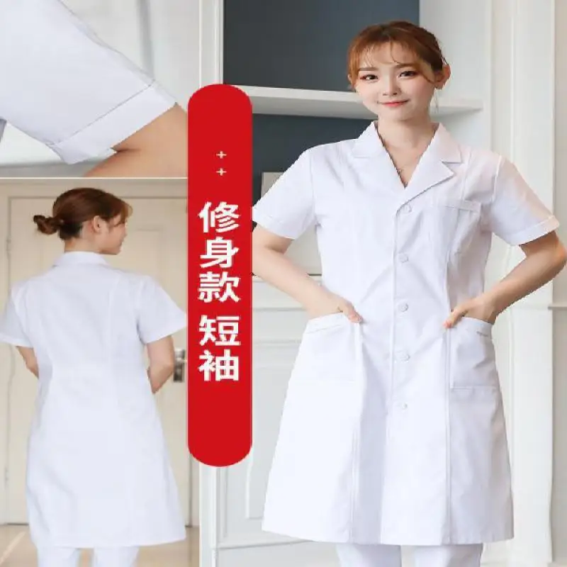 สีขาว Lab Coat ทดลองทางการแพทย - Medical Lab Coats บทวิจารณ์และราคา