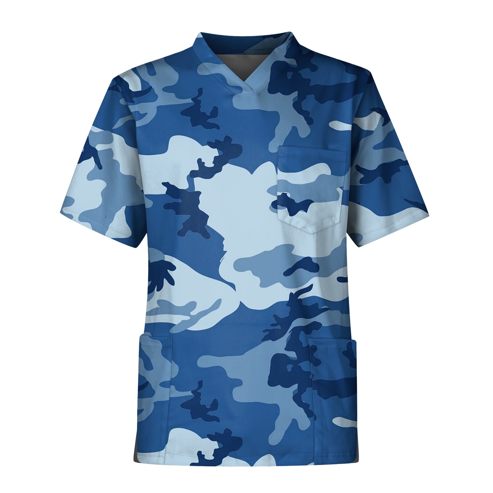 เสื้อแขนสั้นพิมพ์ลายพรางสำหรับ - Medical Lab Uniform บทวิจารณ์และราคา