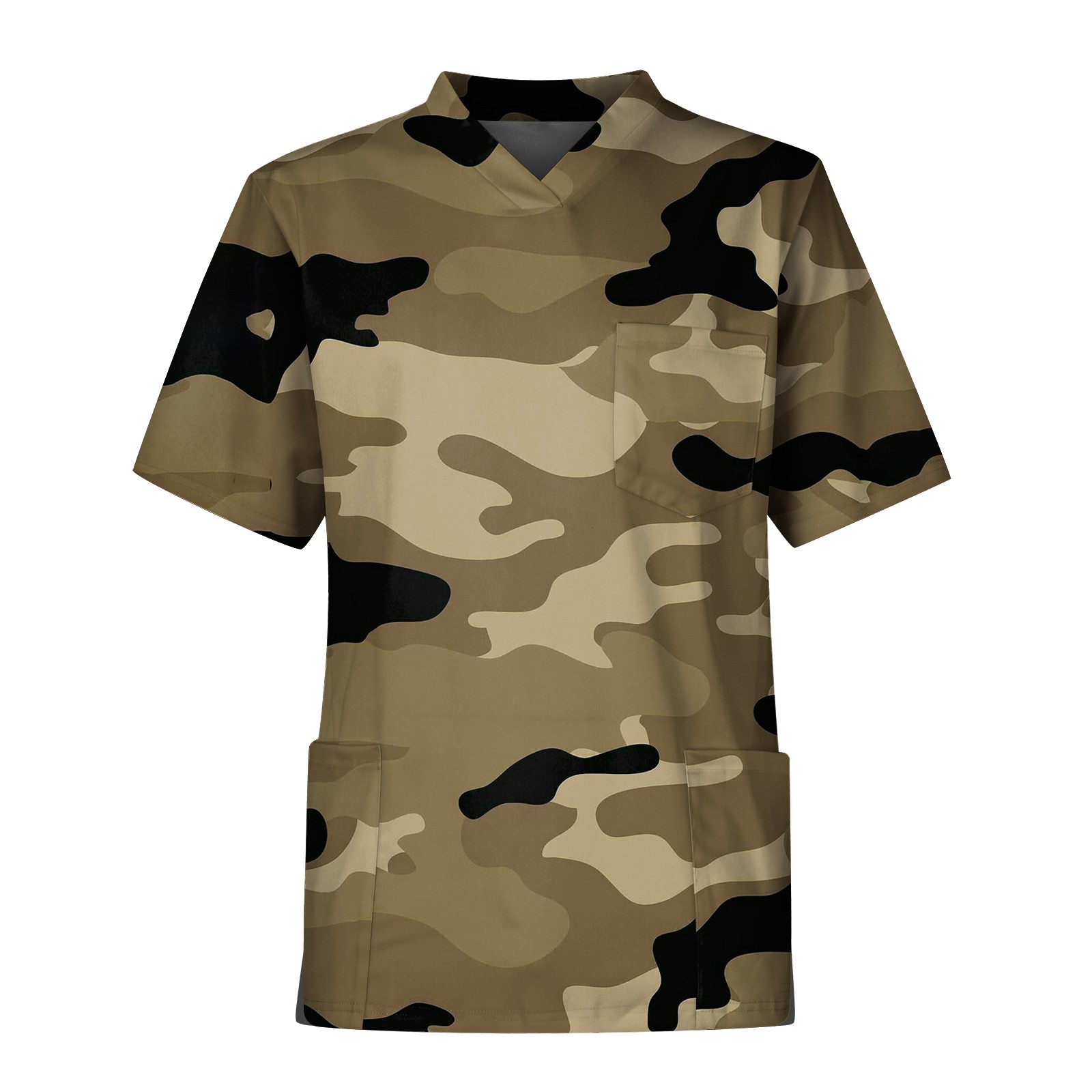 เสื้อแขนสั้นพิมพ์ลายพรางสำหรับ - Medical Lab Uniform บทวิจารณ์และราคา