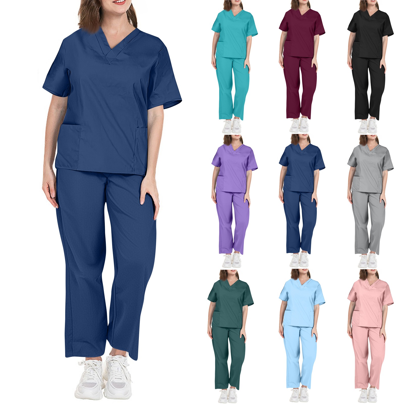 ชุดจ็อกเกอร์ผู้หญิง ชุดสวยงาม  - Medical Lab Uniform บทวิจารณ์และราคา