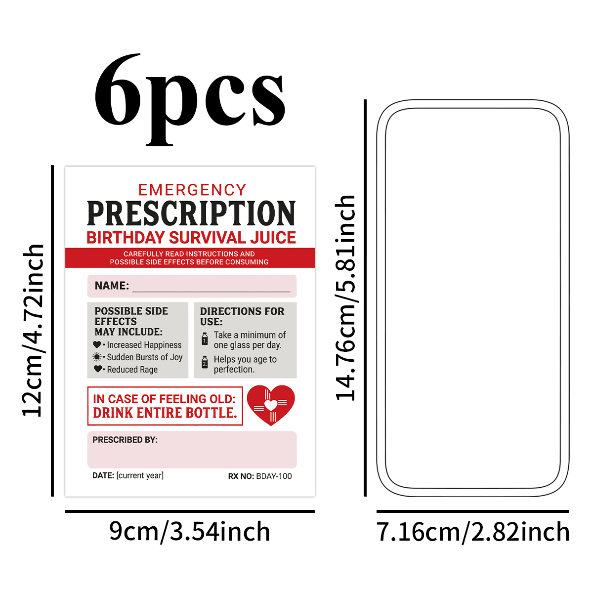 ป้ายติดขวดไวน์สำหรับฉุกเฉิน 6  - Medical Label บทวิจารณ์และราคา