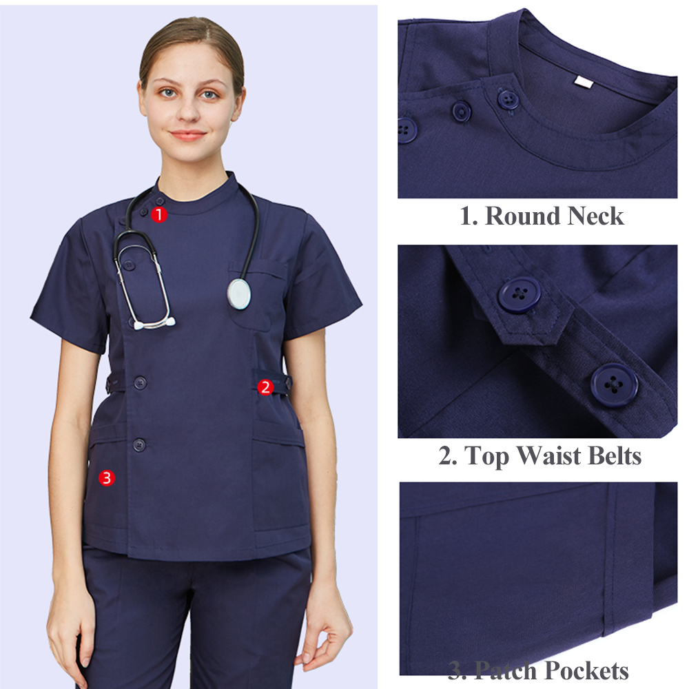 Clearance Scrubs พยาบาลเครื่อง - Medical Lab Uniform บทวิจารณ์และราคา