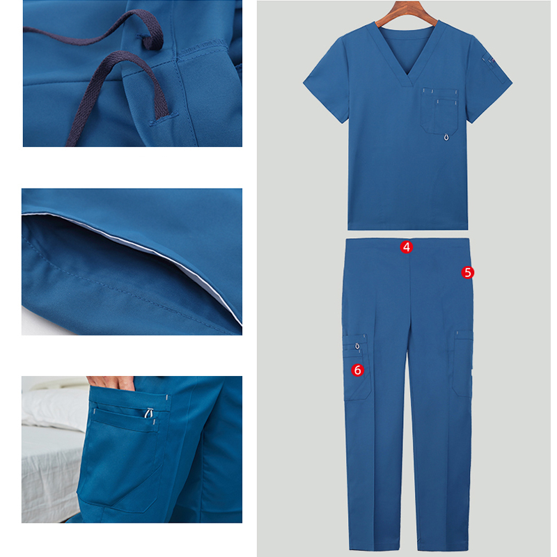 ชุดขัดชุดพยาบาล Workwear พยาบา - Medical Lab Uniform บทวิจารณ์และราคา