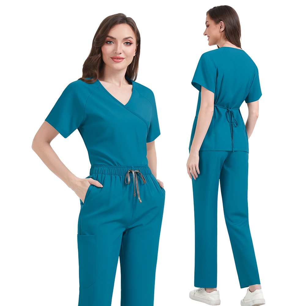 ชุดสครับผู้หญิงทรงเข้ารูป ชุดย - Medical Lab Uniform บทวิจารณ์และราคา
