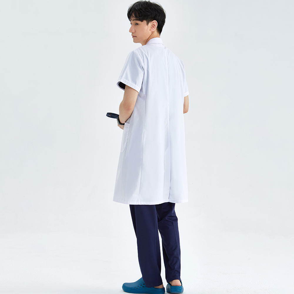Unisex เสื้อสีขาว Lab Coat แพท - Medical Lab Coats บทวิจารณ์และราคา