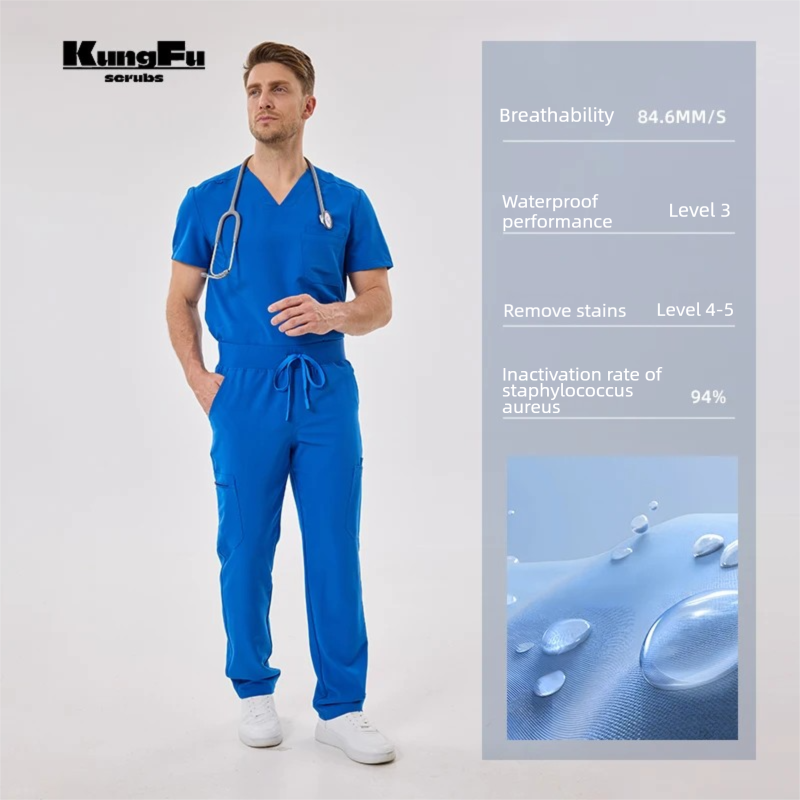 ชุดยูนิฟอร์มแพทย์ KUNGFU SCRUB - Medical Lab Uniform บทวิจารณ์และราคา